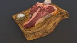 T-bone steak, raw