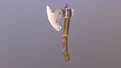 Texture Painting an Ax