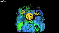 Wreck USS Baldwin Bow Topview