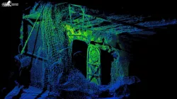 Wreck USS Baldwin Starboard Flybridge - Blue