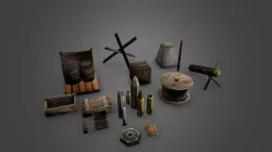 WW2 Staff Lowpoly