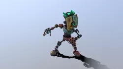 3dCoat Junkyard Robot texture Test