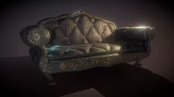 Antique Victorian Love Seat