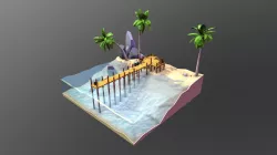 Beach Pier - Diorama