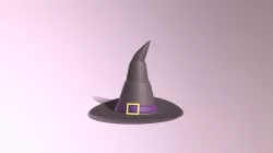 Cartoon Witch Hat 3D