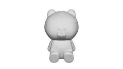 Children's table lamp White Bear. DG-HOME