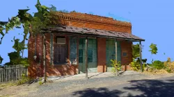 Chinese Camp, 1850s Steel and Brick Store.