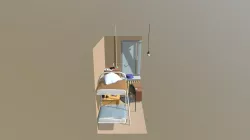 Dormitory-cutaway