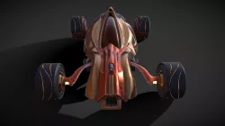 Futuristic Racing Car "Fire" T1 - GRAL Game