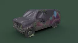 Graffiti Van -  Cloudy Skies