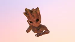 Groot Flower Pot