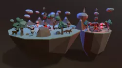 Low Poly Caveman Animation
