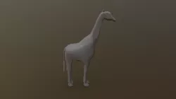 Low Poly Giraffe