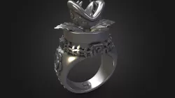 Mario flower ring