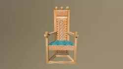 Medieval Triangular Chair