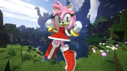 Minecraft Amy Rose Build Schematic