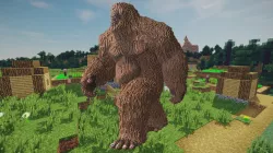 Minecraft Big Foot Build Schematic