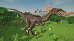 Minecraft Compy Dinosaur Build Schematic