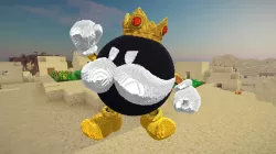 Minecraft King Bob-omb Build Schematic