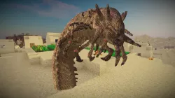 Minecraft Sand Worm Build Schematic