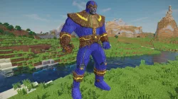 Minecraft Thanos Build Schematic
