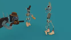 PS1 Cartoon Skeletons