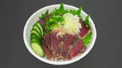 Seafood bowl - Tataki tuna