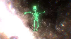SkeleBoi Featuring a Wheel