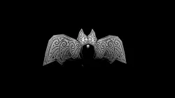 17 Bat Ornament (B/W)