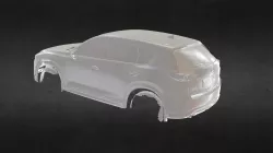 A scan of a car