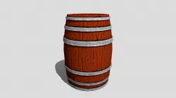 Barrel Low Poly