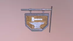 Blacksmith shop sign