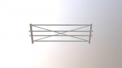 Cartoon Farm Fence