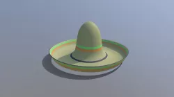 Cartoon Mexican Sombrero Hat