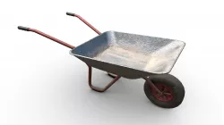 Game-ready Wheelbarrow Dirty