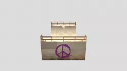 Halfpipe UV textured
