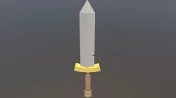 [Low Poly] Clash of Clans Sword