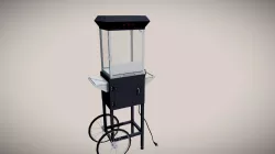Popcorn Cart Textured (Polygonal Form)