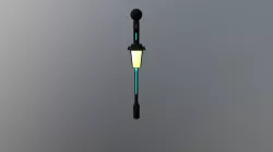 RWBY Beacon Academy Lamp Post