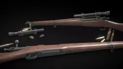 Springfield 1903 sniper rifle