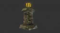 Stone Column Brazier