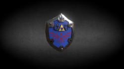 BOUCLIER DE THE LEGEND OF ZELDA, SUR NINTENDO NES (SHIELD) by RustyVince63, Download free STL model