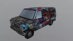 Time Demon Graffiti Van