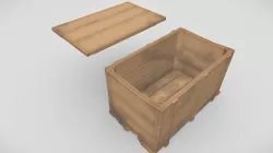 Wooden Crate Stylized