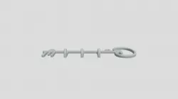 3D print a Key to hold your keys