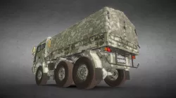 6x6 Military Truck Variation 5 + Tarpaulin