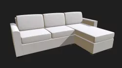 Angular couch sofa