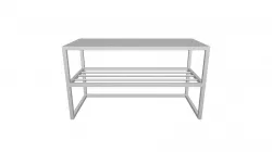 Bench Ibra black, light oak. DG-HOME