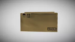 (dusty)Cardboard box