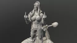 Eryl the Dark Elf Druid